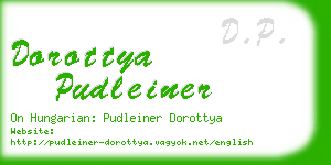 dorottya pudleiner business card